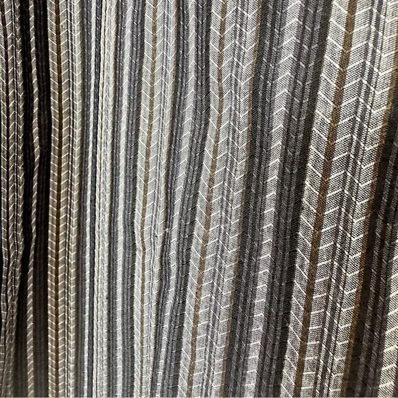 Linea Dome XL Men's Striped Short Sleeve Button-Up Shirt Multicolor Point Collar - Picture 13 of 14